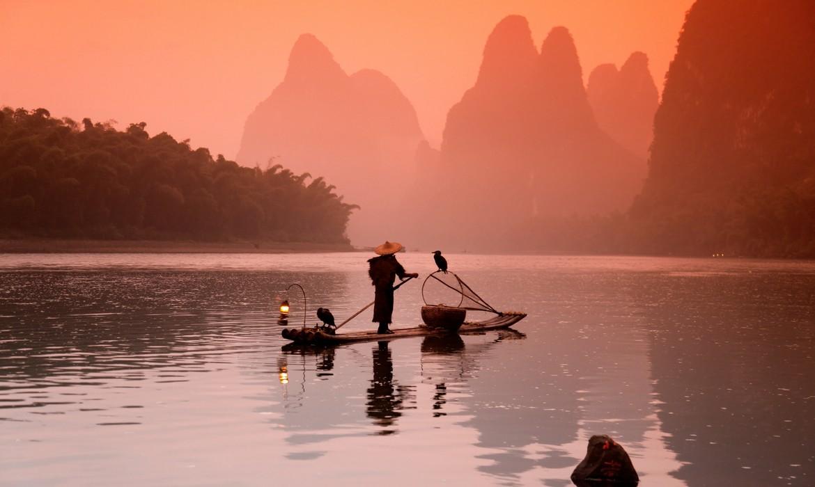 Cormorant fisherman, Yangshuo