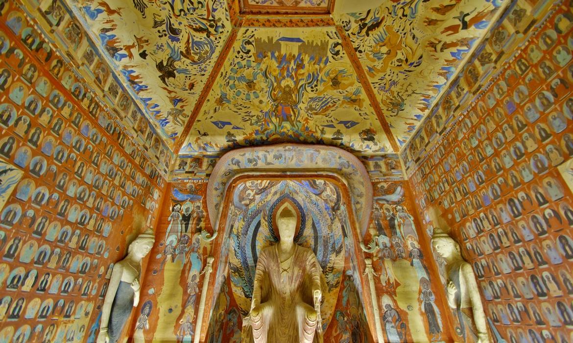 Mogao Caves Interior, Dunhuang