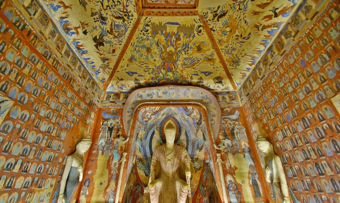 Mogao Caves Interior, Dunhuang