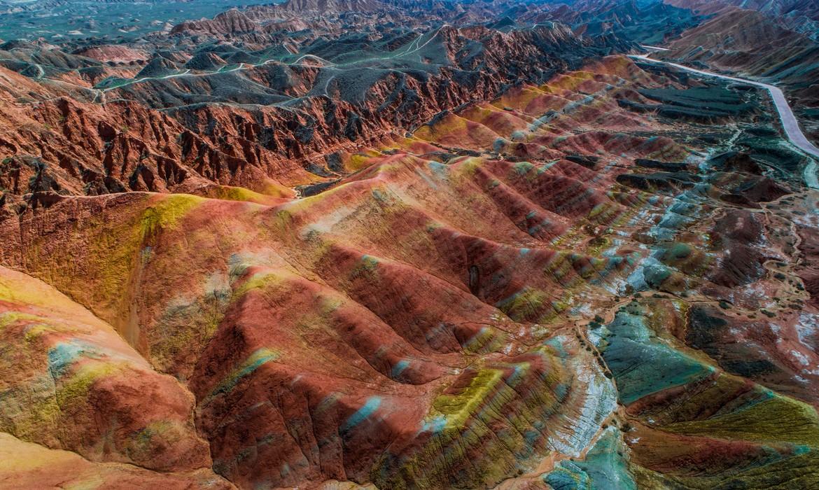 Danxia landforms, Zhangye