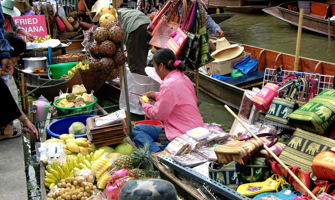 Floating market, Bangkok