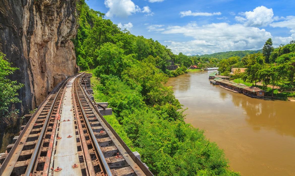 Railway track, Kanchanaburi