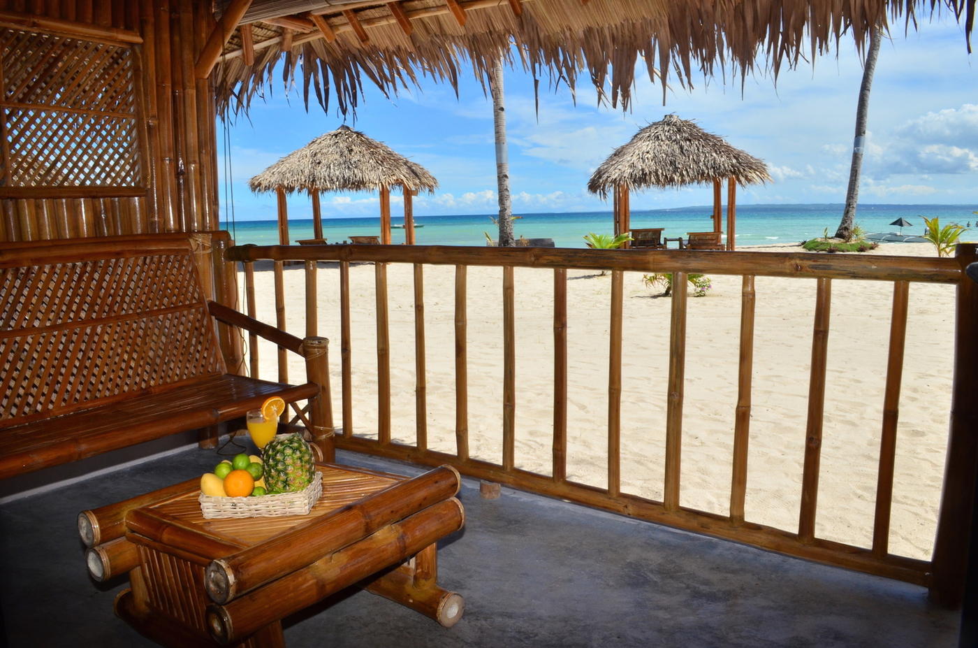 View from terrace, Amihan Beach Cabanas