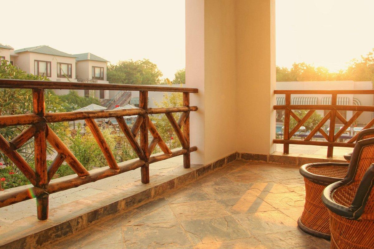 Balcony, Ranthambhore Kothi