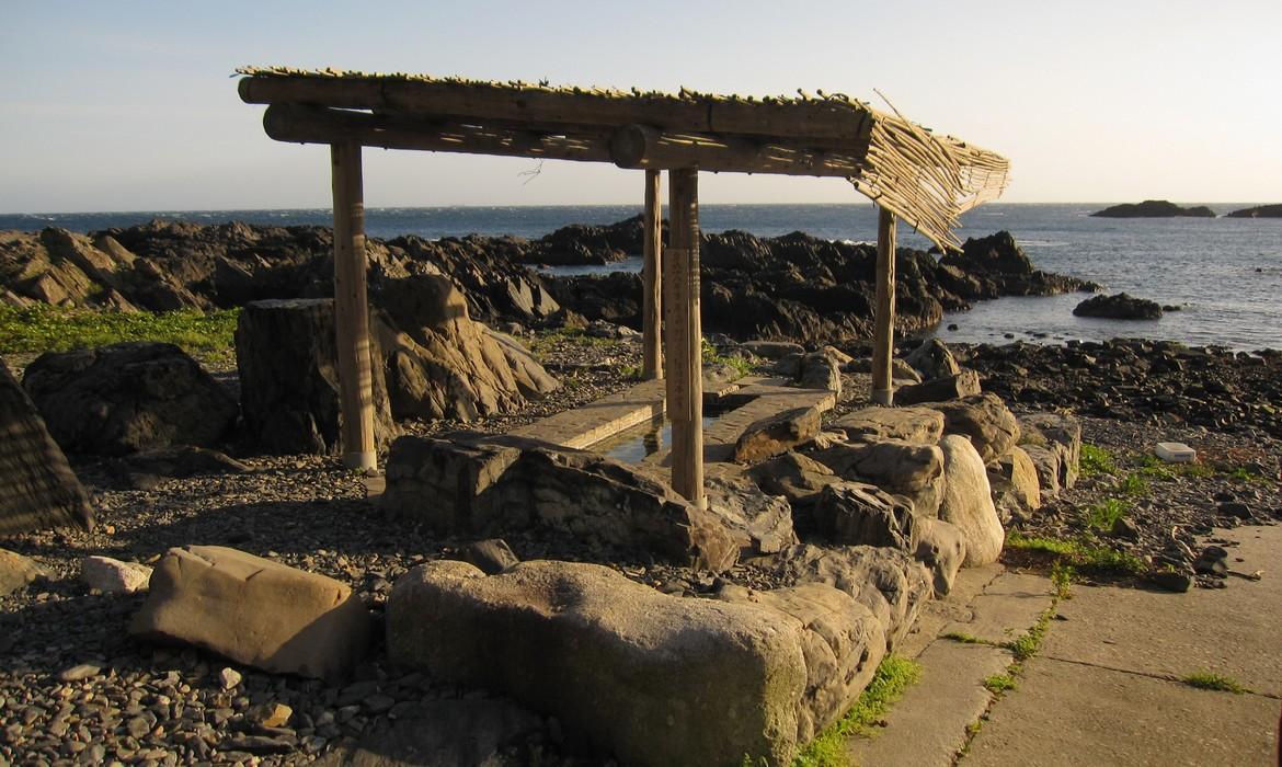 Hot springs on the beach, Yakushima
