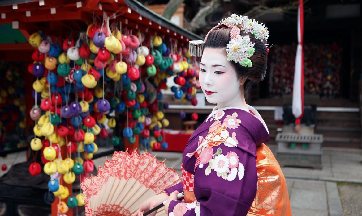 Japanese Geisha, Kyoto