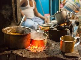 Chai cooking up, Jorhat