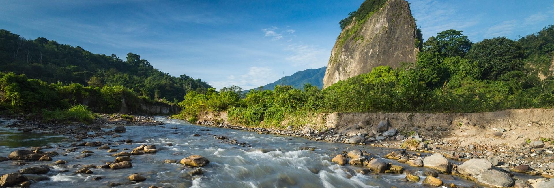 The stream at Bukit Takuruang, Bukittinggi