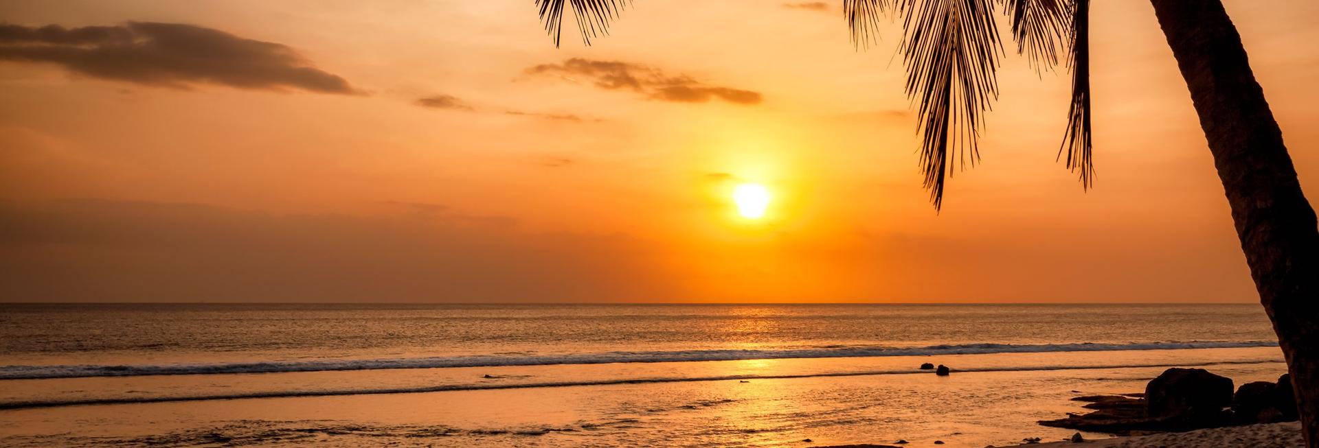 Orange sunset, Senggigi