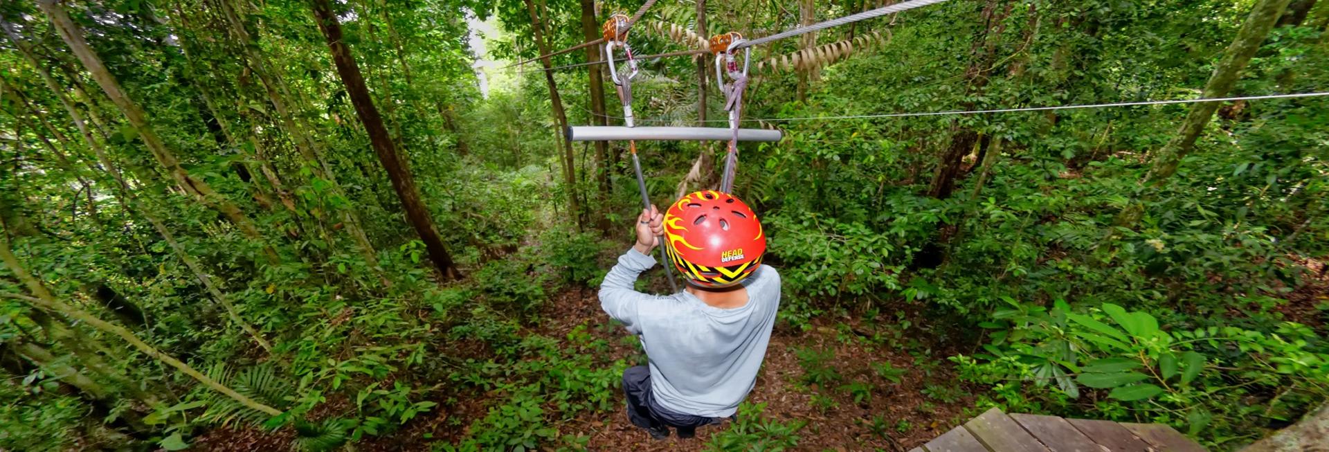 Bunga Raya Zipline, Gaya Island