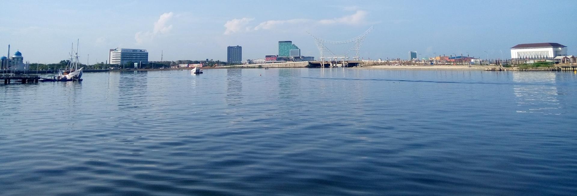 View of Losari Beach, Makassar