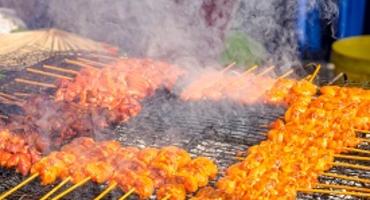 Satay, Kuala Lumpur street food, Malaysia