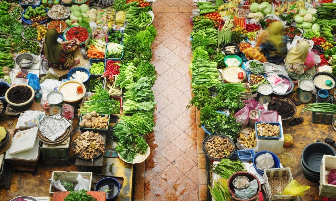 Vegetable market, Kota Bharu