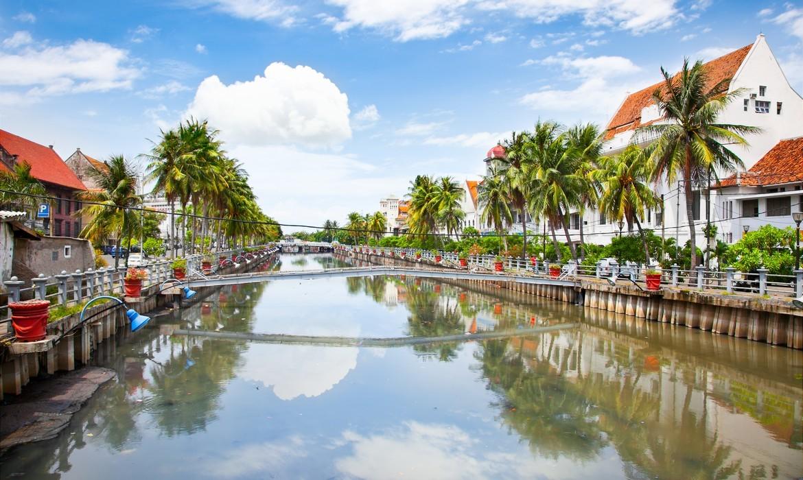 Old town along the Smelly River, Jakarta