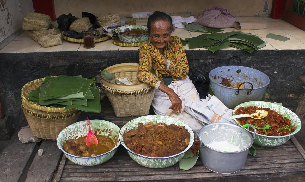 Food vendor, Yogyakarta