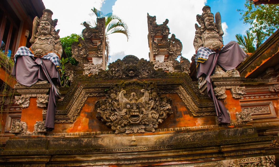 Balinese temple decoration, Ubud