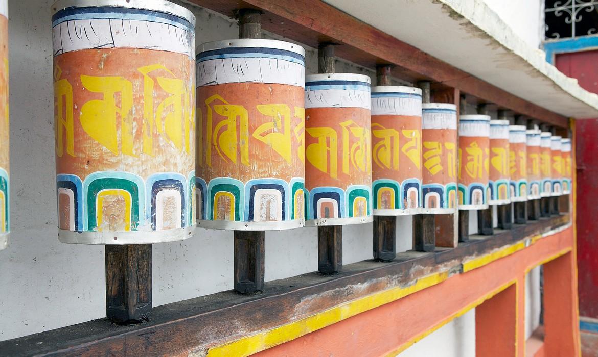 Prayer wheels, Gangtok