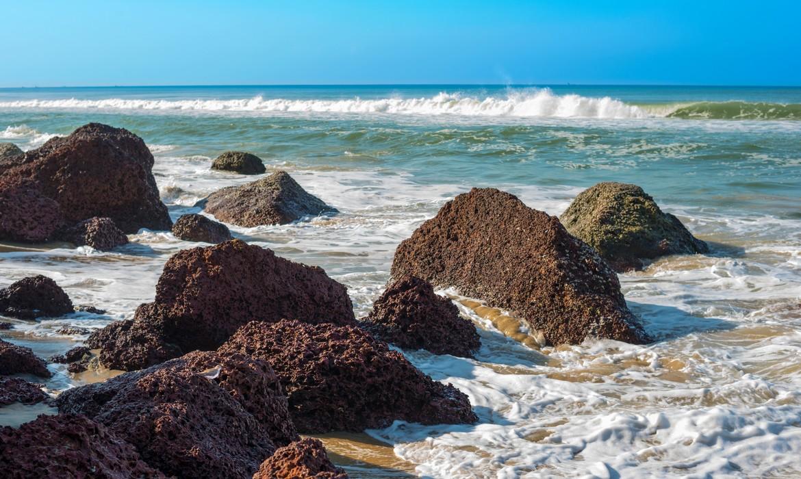 Beach waves, Varkala