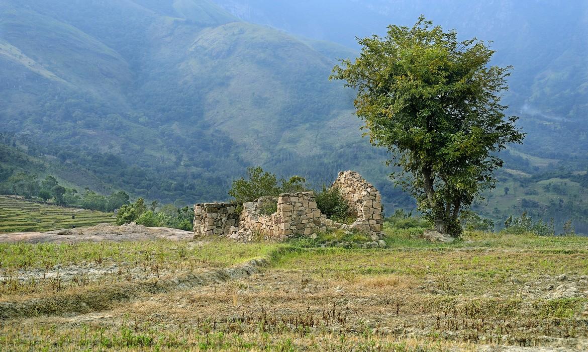 Western Ghats abandoned house