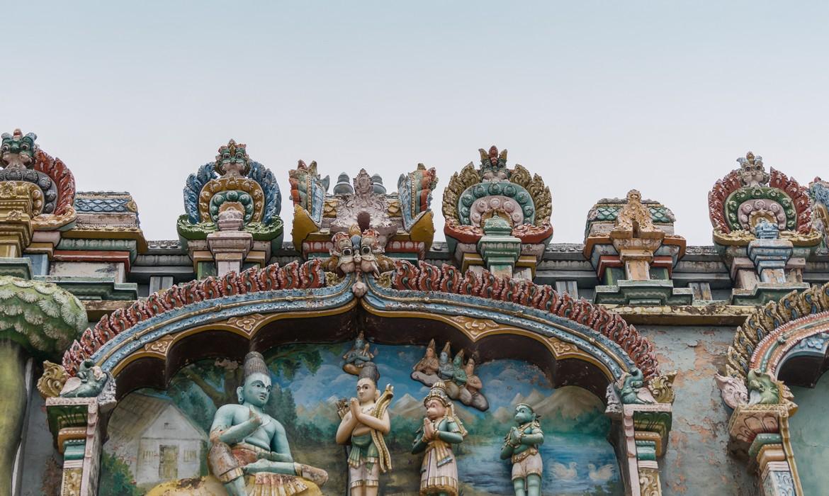 Temple detail, Trichy