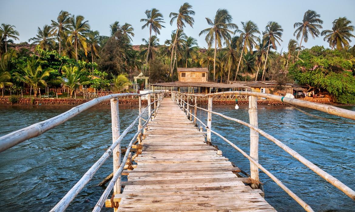 Wooden jetty, Goa