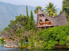 Lake Toba on a tour of Sumatra