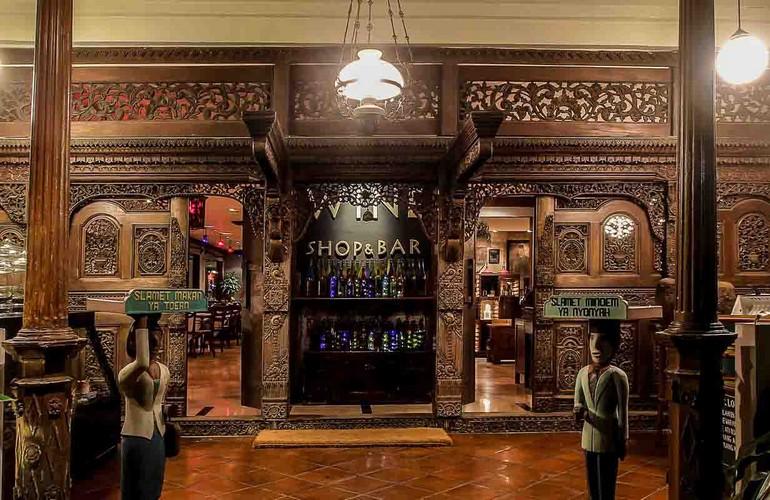 Restaurant entrance, Hotel Tugu Malang