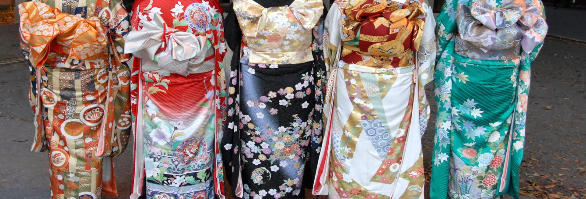 Kimono wearing, Kyoto