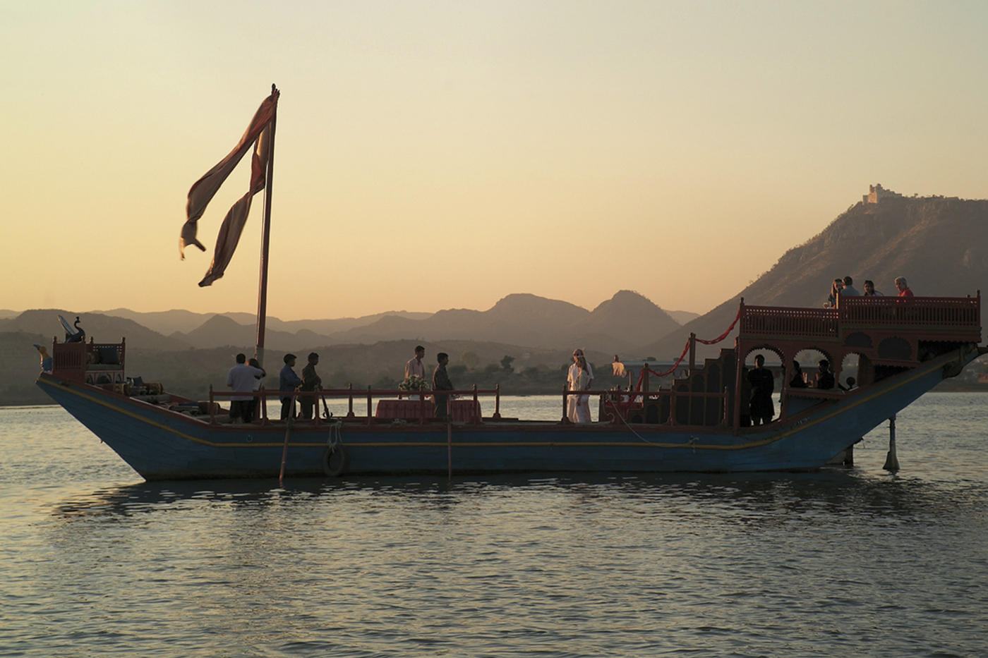 Boat transfer, Taj Lake Palace