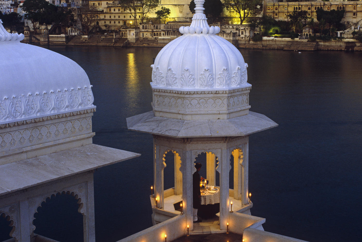 Private dining, Taj Lake Palace