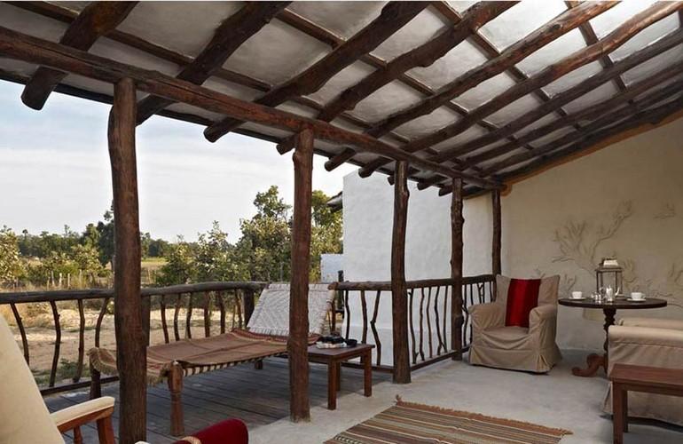 Terrace, Samode Safari Lodge