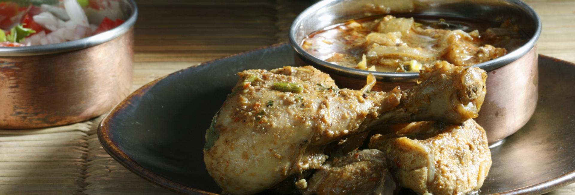 Sampling famous Chettinad Chicken