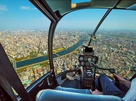 Helicopter tour, Tokyo