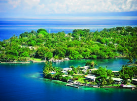 View over the bay, Madang