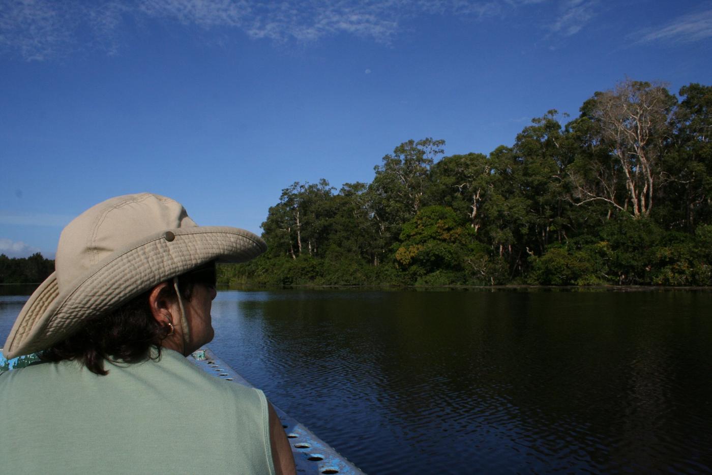 On the river, Bensbach Wildlife Lodge