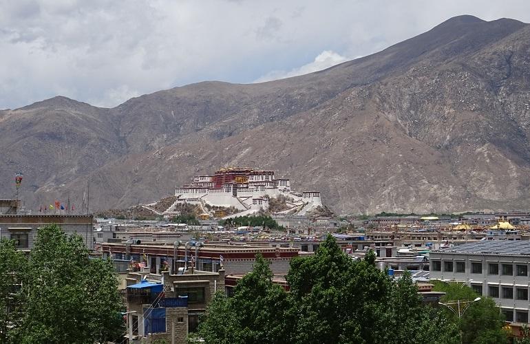 View of Potala Palace from St Regis Lhasa