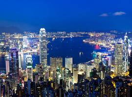Hong Kong at night