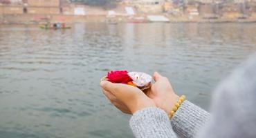 Offering, Haridwar Ganges
