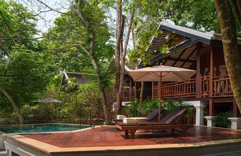Waterfall pool villa, Rosewood Luang Prabang