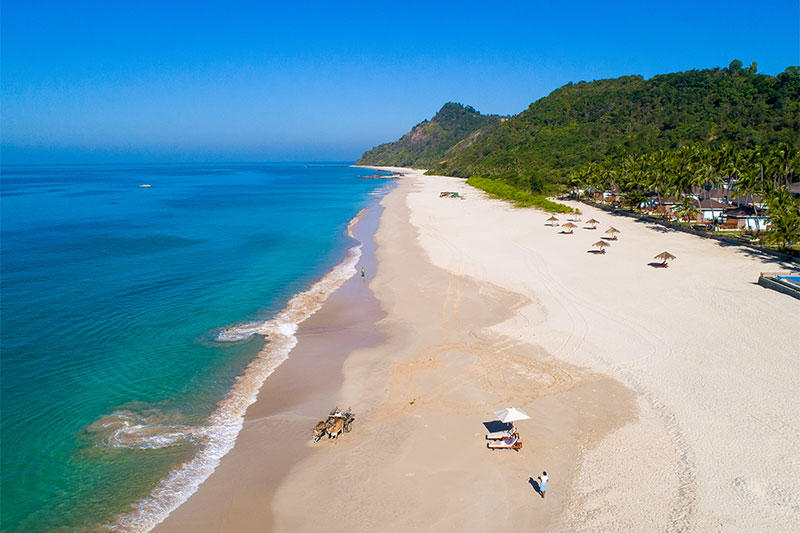 Beach, Jasmine Ngapali Resort