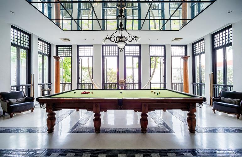Billiard table, Siam Hotel, Bangkok