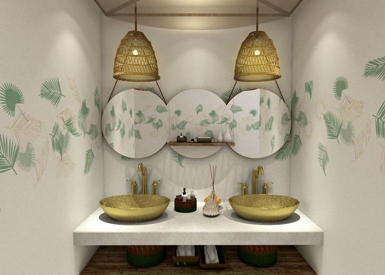Bathroom, Awei Pila Resort