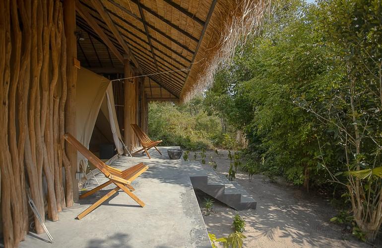 Terrace, Garden Deluxe Tent, Tamu Koh Rong 