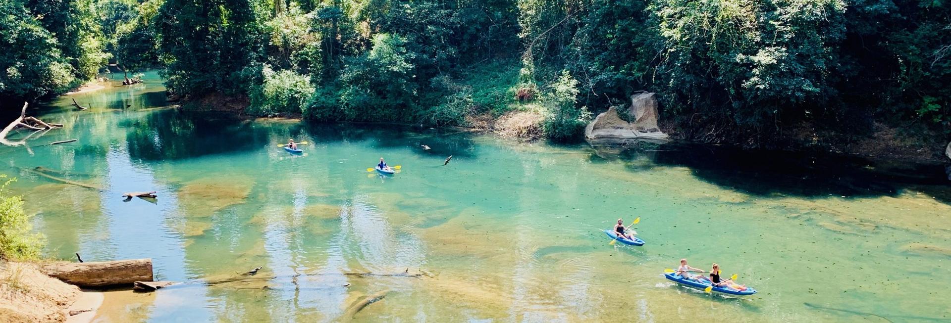 Kayaking, Hinboun, Laos