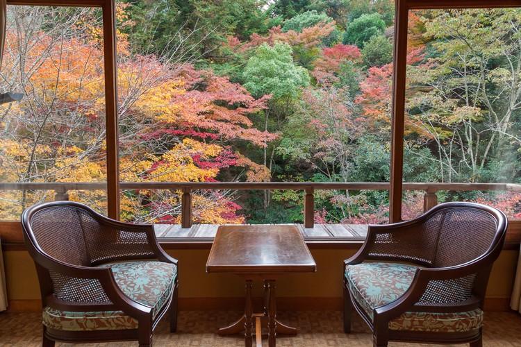 Main buildling room, Iwaso Ryokan