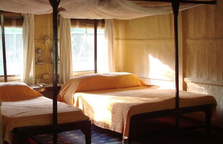 Bedroom, Tiger Tops Karnali Lodge