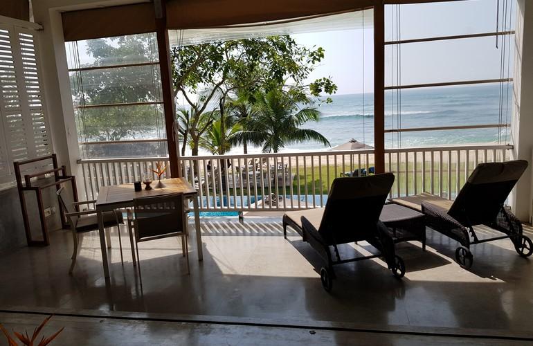 Balcony, Ocean Signature Suite, Sri Sharavi Beach Villas & Spa