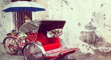 Trishaw tour, Dalah, Yangon