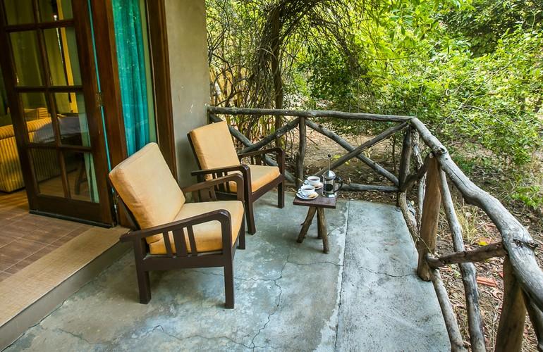 Terrace, Bandhavgarh Jungle Lodge