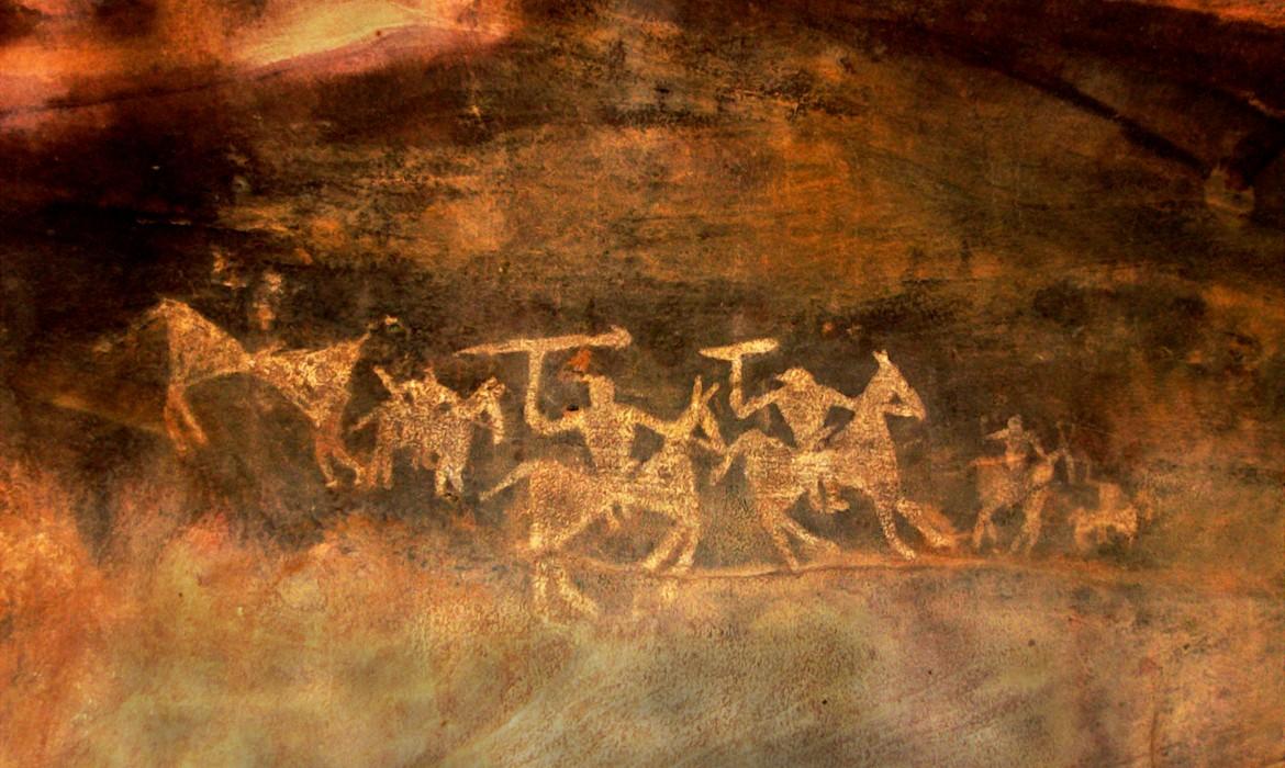 Cave paintings, Bhimbetka 